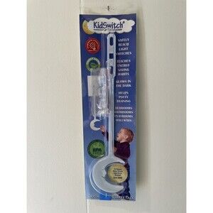 KidSwitch Light Switch Extender for Kids ONE Glows In The Dark Bedroom Moon READ